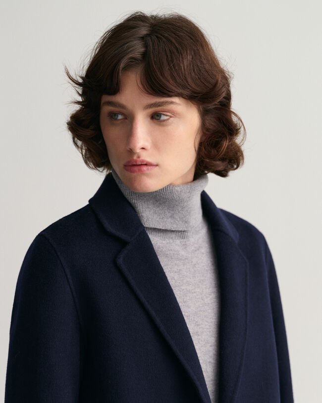 Veste blazer droite cousue main