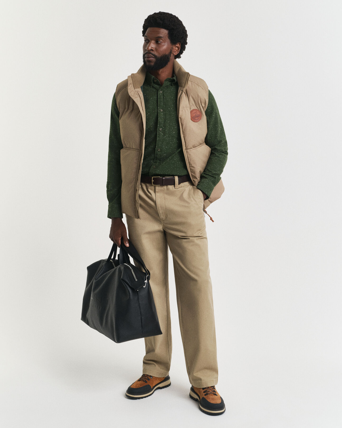 Chemise coupe regular en flanelle mouchetée