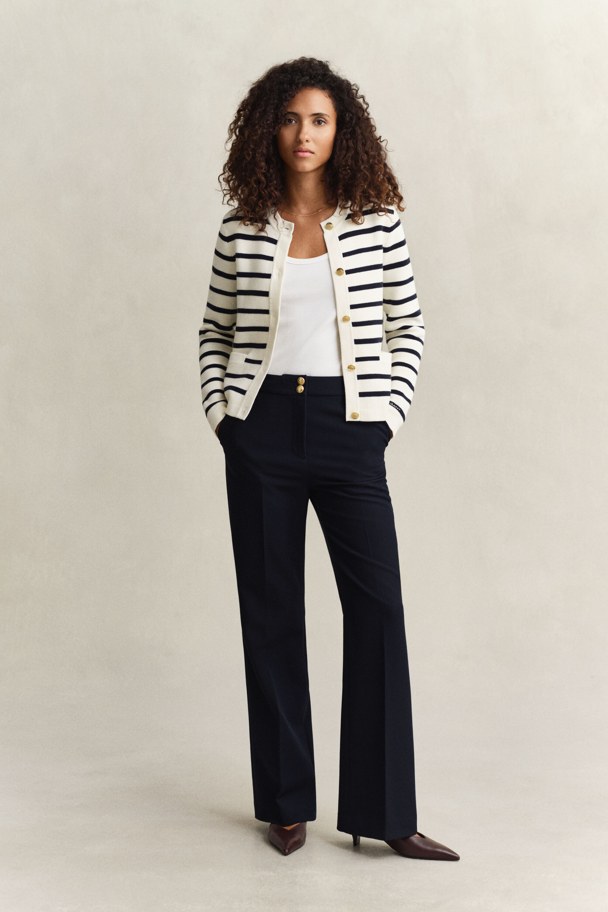 Veste en maille de coton