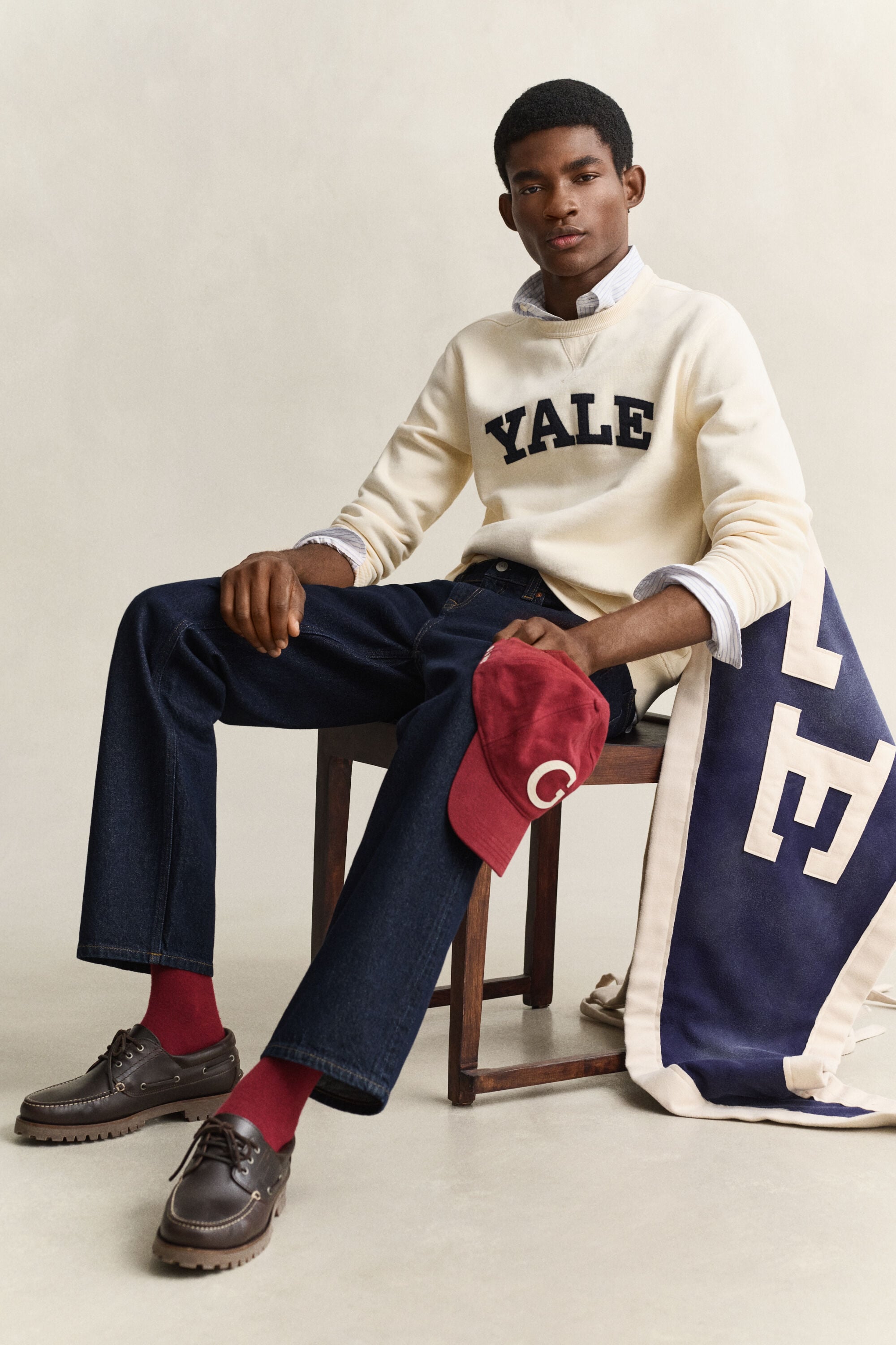Sweat-shirt col rond Gant x Yale
