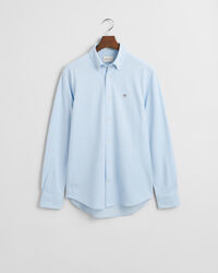 Chemise coupe regular en jersey de coton piqué