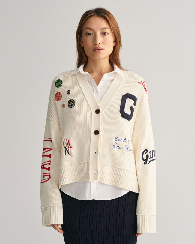 Cardigan court GANT Varsity