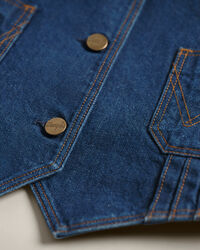 Veste sans manches en denim Wrangler x GANT