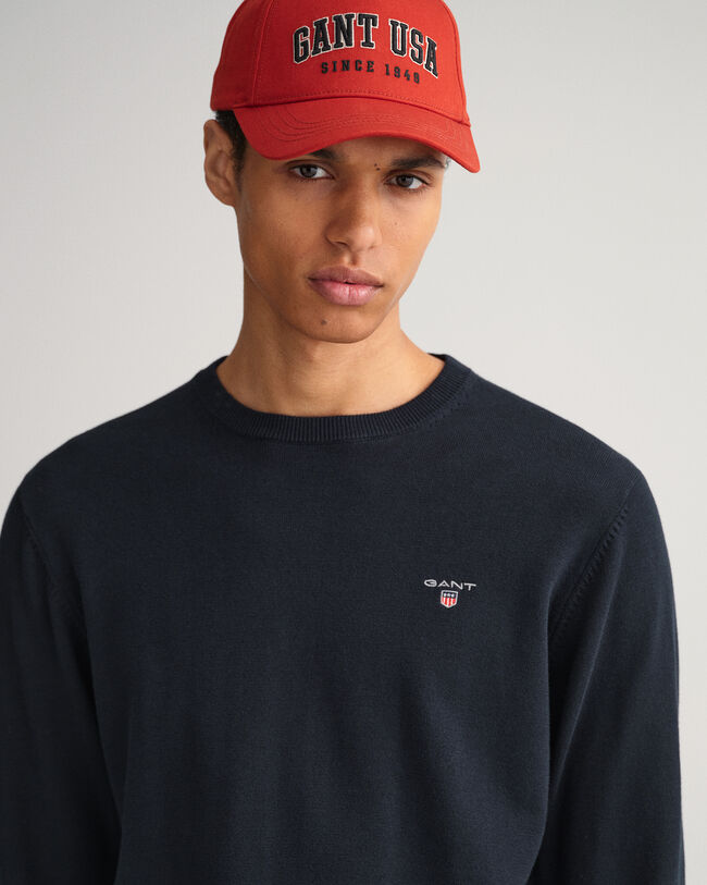 Pull ras du cou en coton Classic