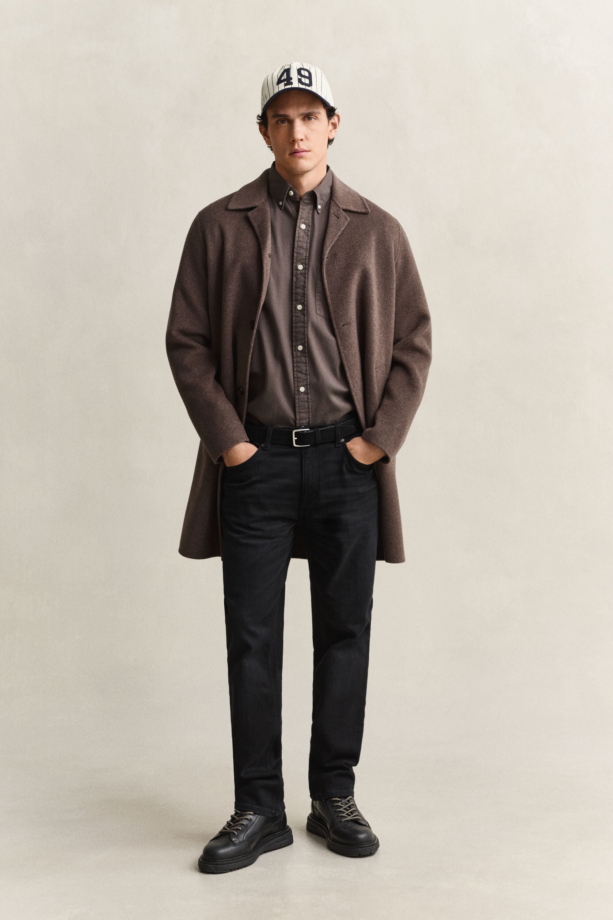 Chemise coupe regular en sergé