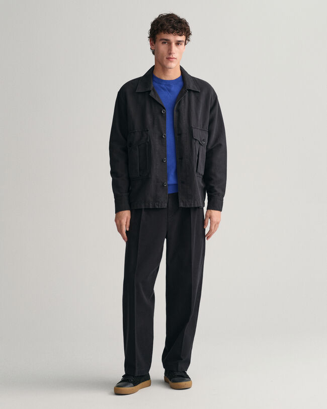 Pull ras du cou en coton fin