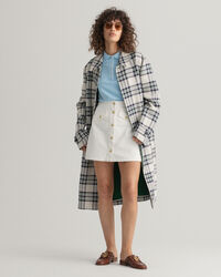 Polo en coton piqu&eacute; &agrave; col contrastant