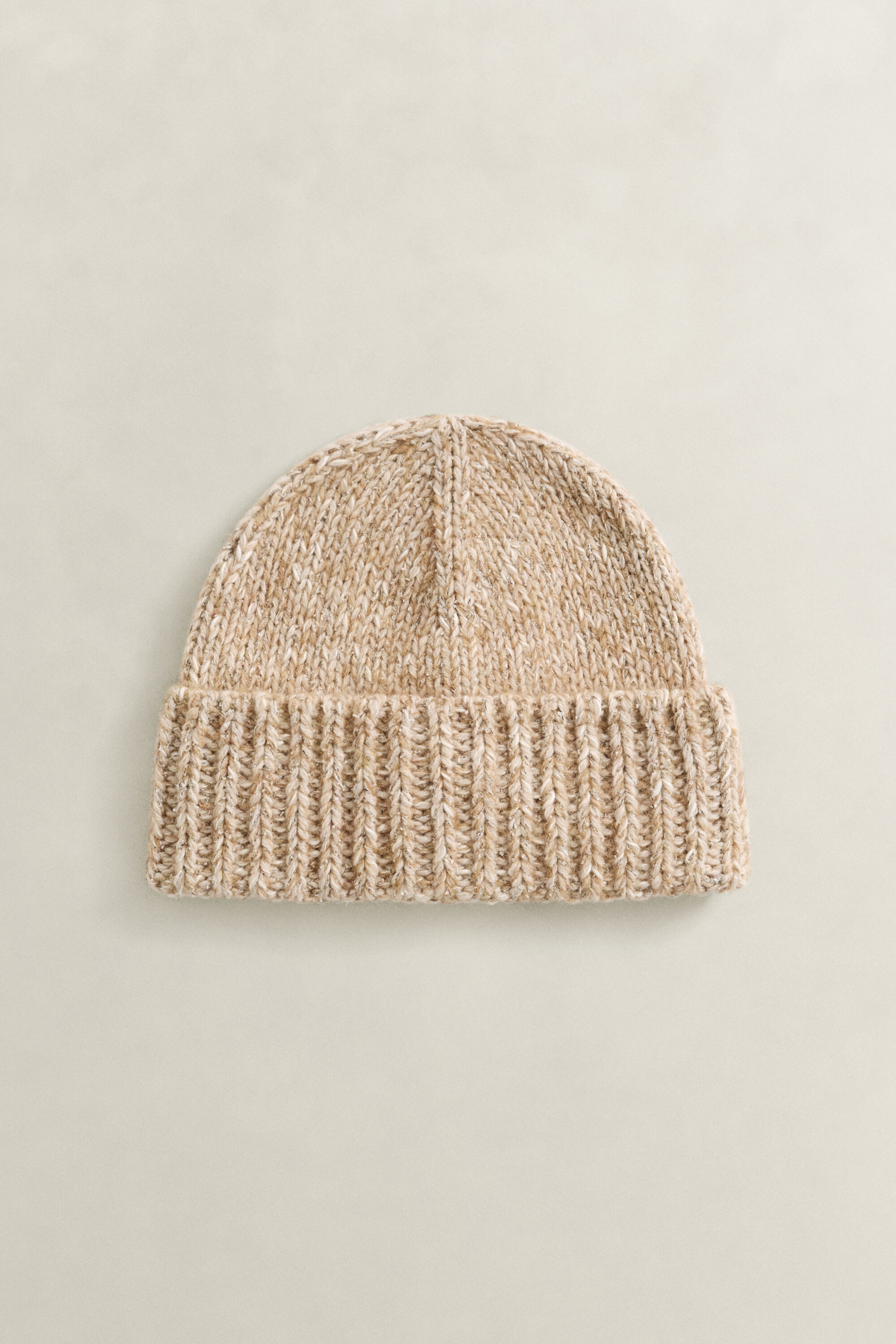 Bonnet en laine moulinée mélangée