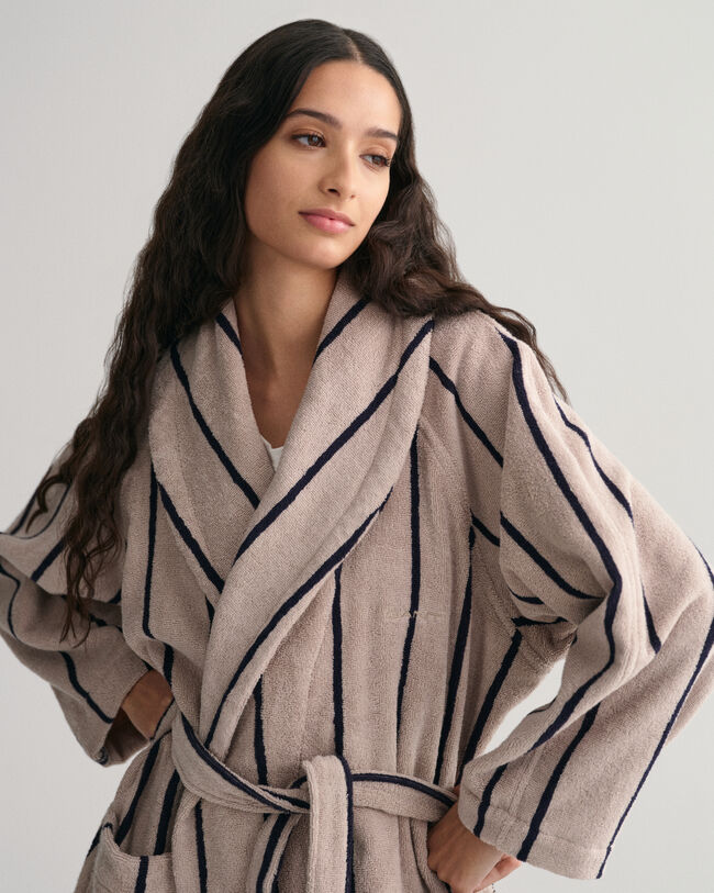Peignoir à rayures