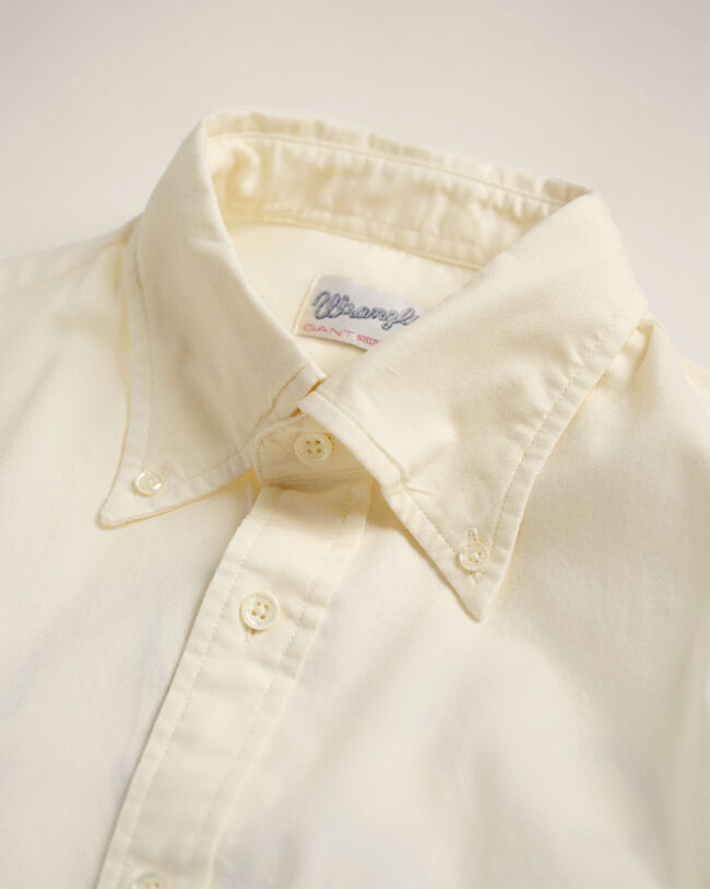 Chemise relaxed fit en coton Oxford avec broderie Wrangler x GANT