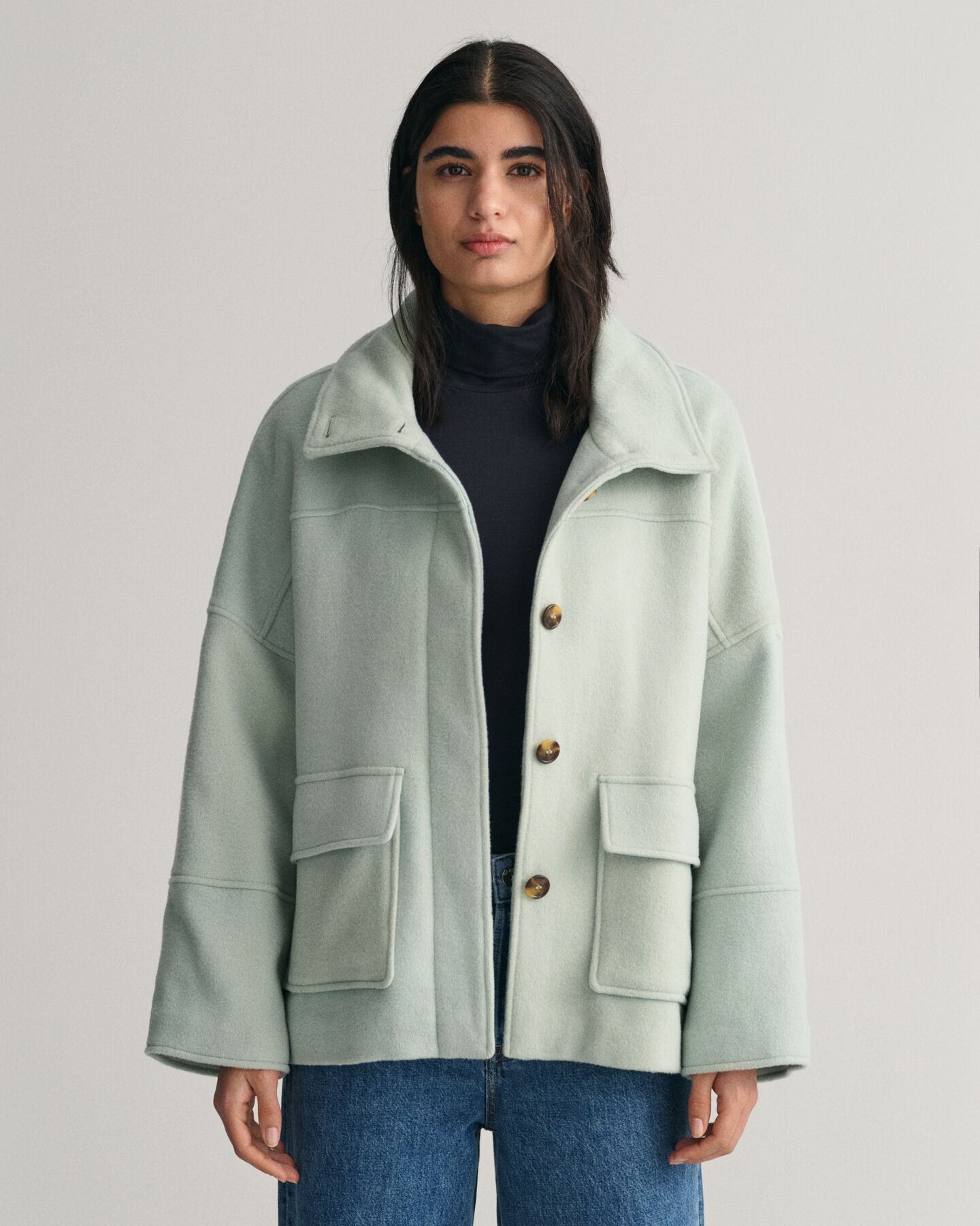 Veste courte en laine