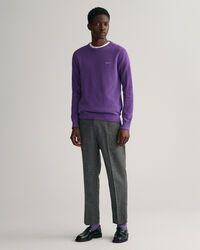 Pantalon ajusté à chevrons