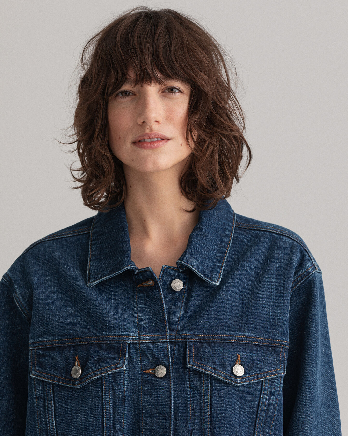 Veste en denim ultra-ample
