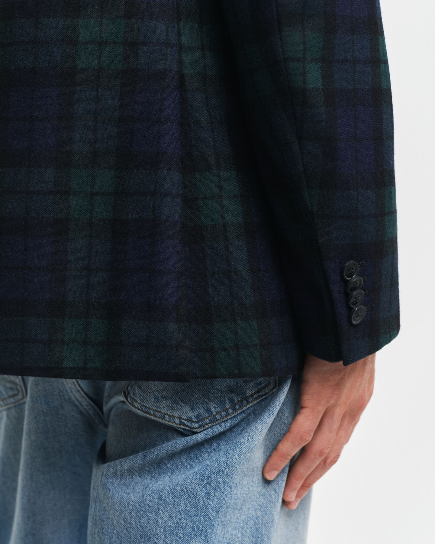 Veste blazer à carreaux Black Watch