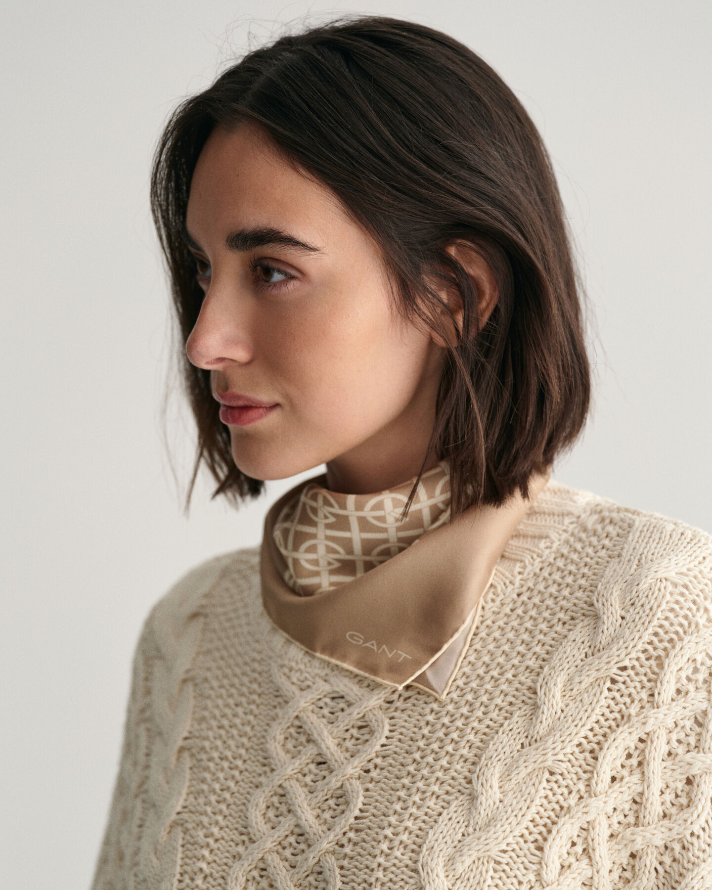 Foulard en soie G Patterned