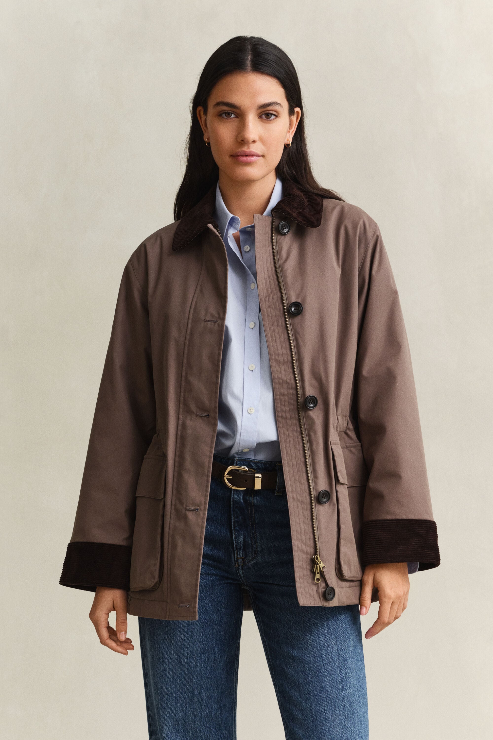 Veste cavalière cirée