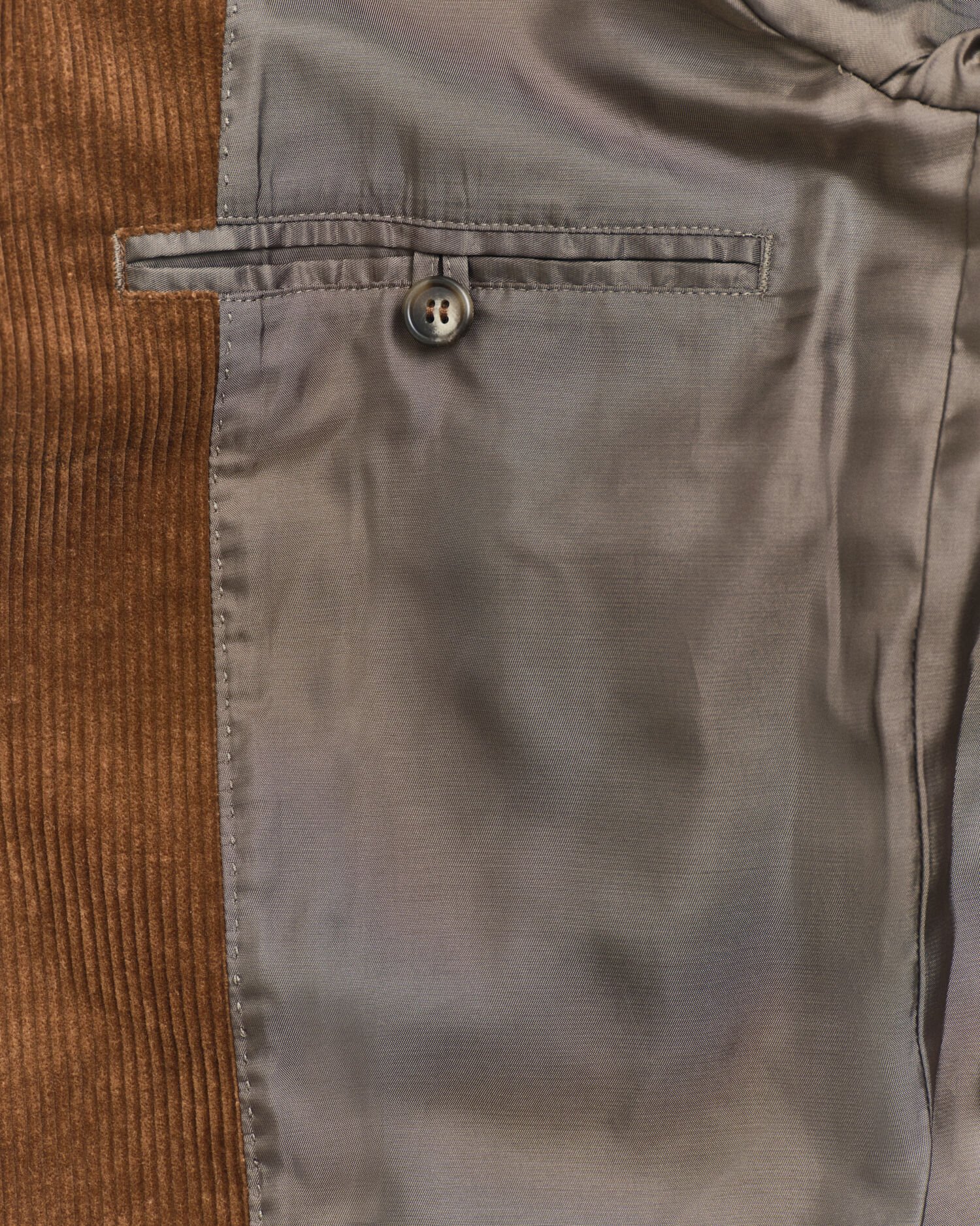 Doudoune en velours côtelé