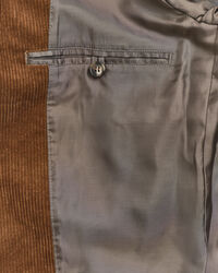 Doudoune en velours côtelé