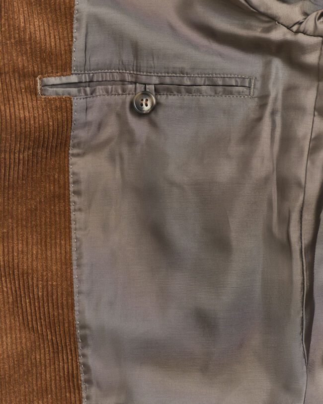 Doudoune en velours côtelé