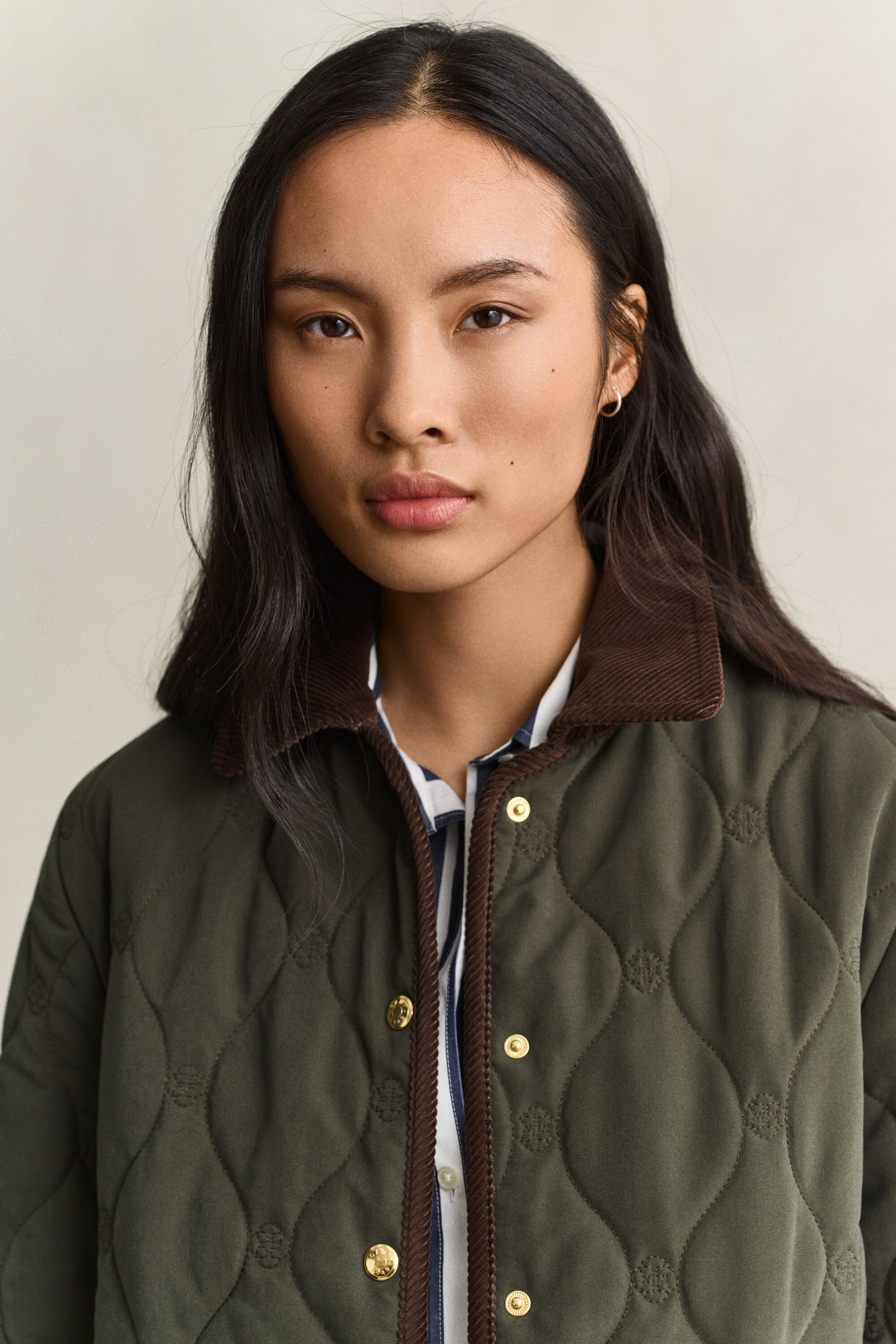 Veste matelassée avec monogramme