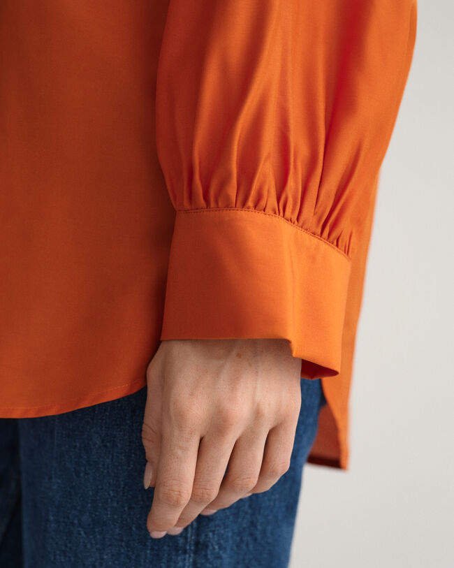 Chemisier en lyocell et soie Popover