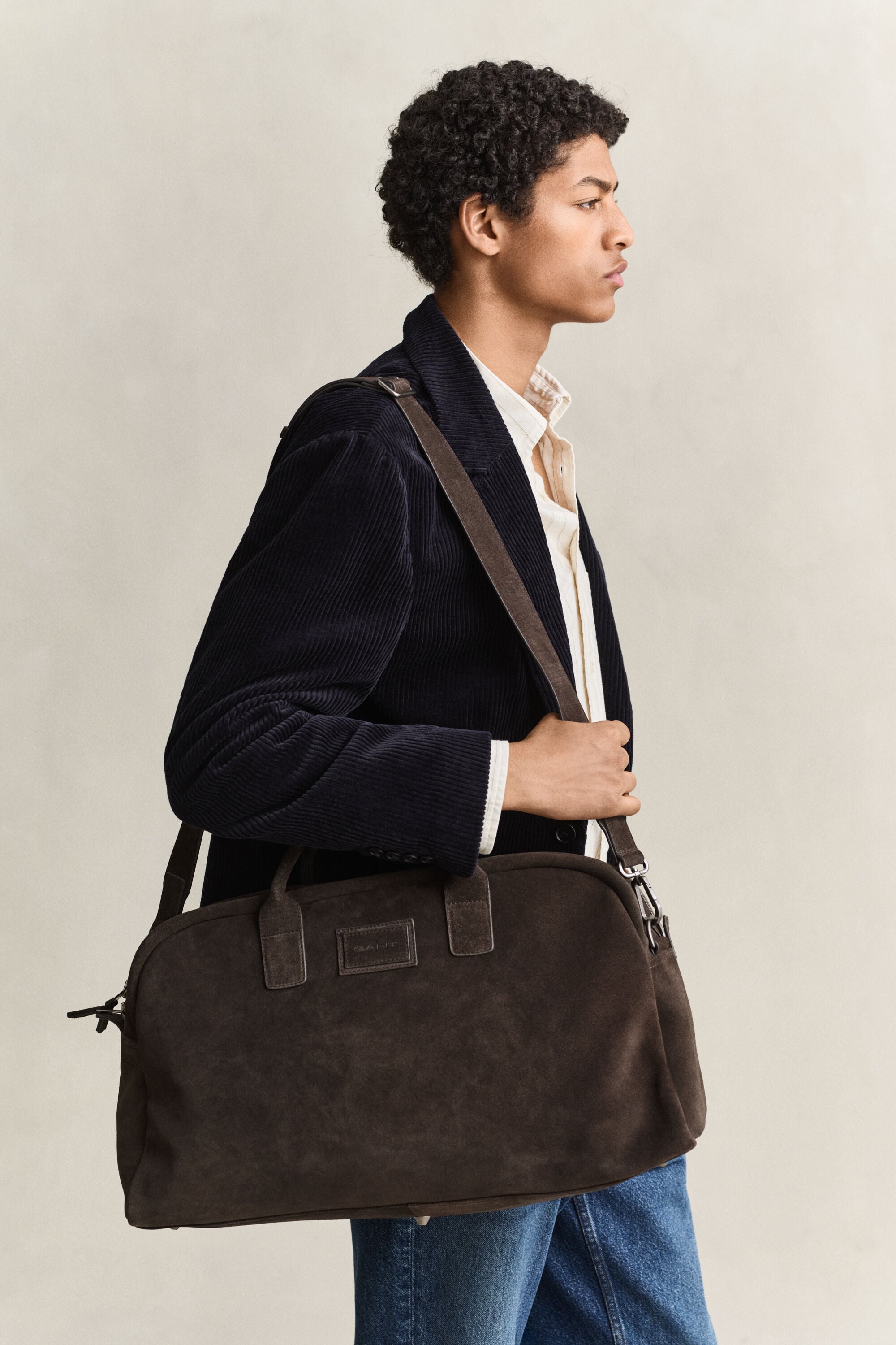 Sac de voyage en daim