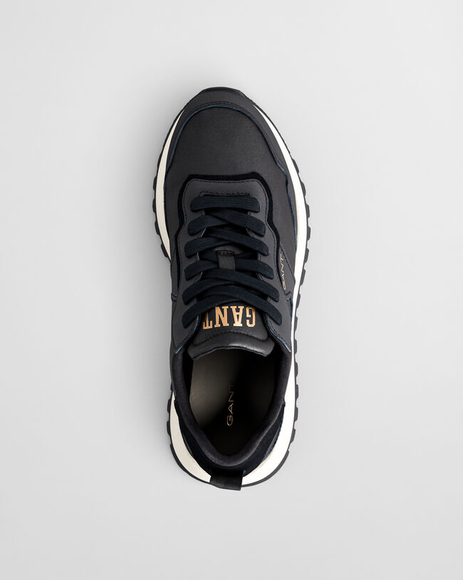 Baskets en daim et satin Caffay