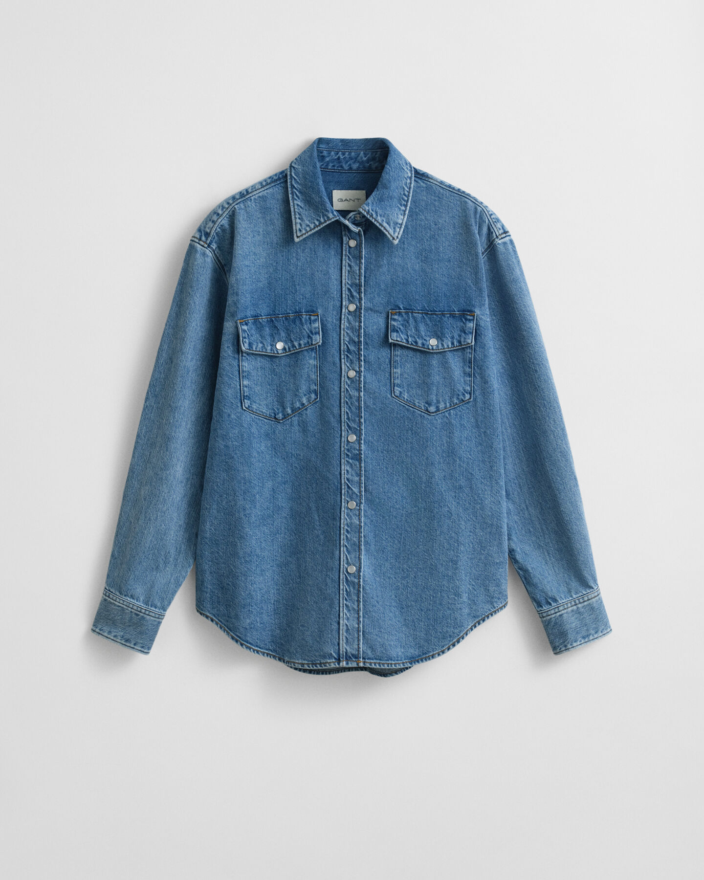 Chemise coupe décontractée en denim