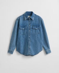 Chemise coupe décontractée en denim