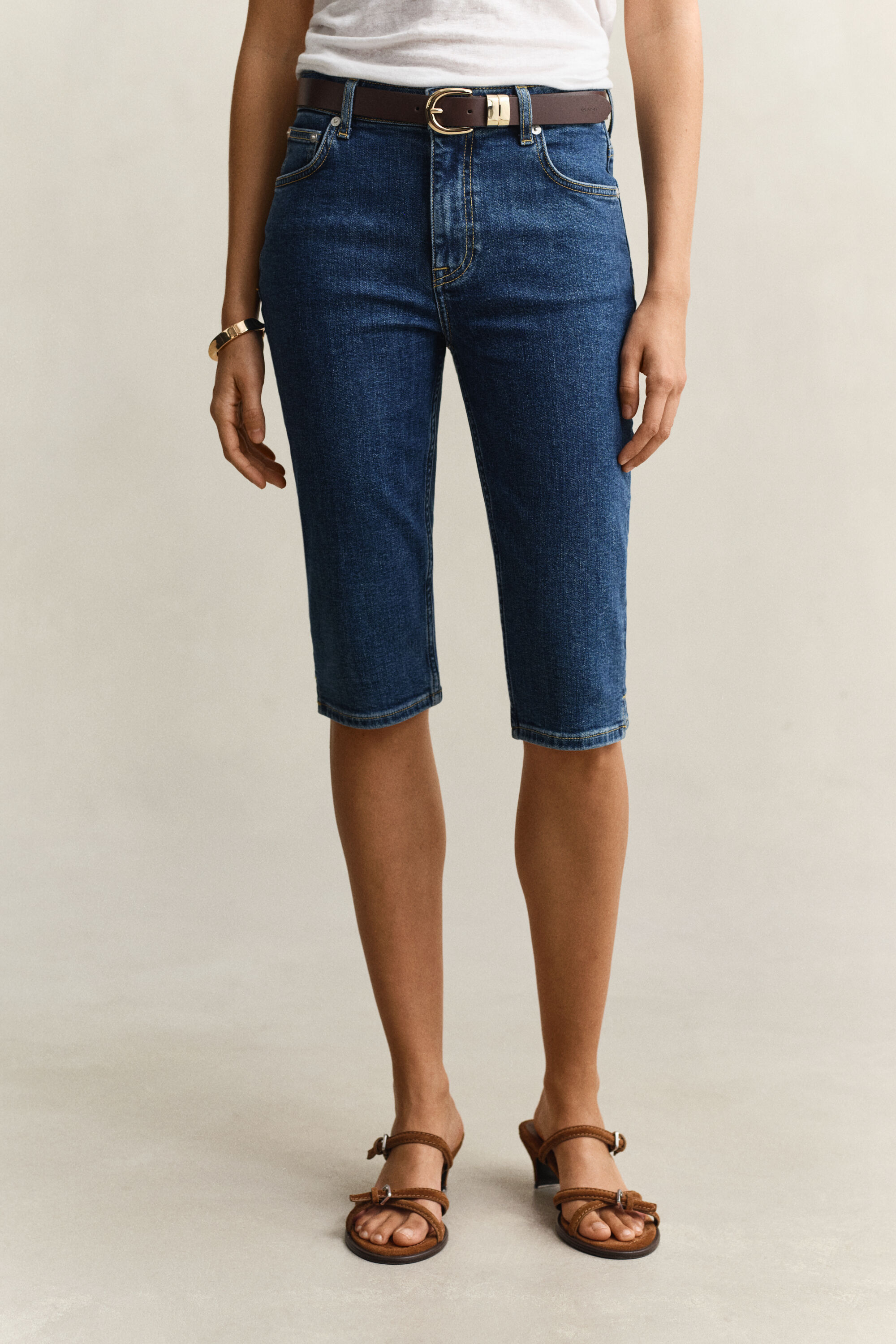 Pantalon Capri en denim