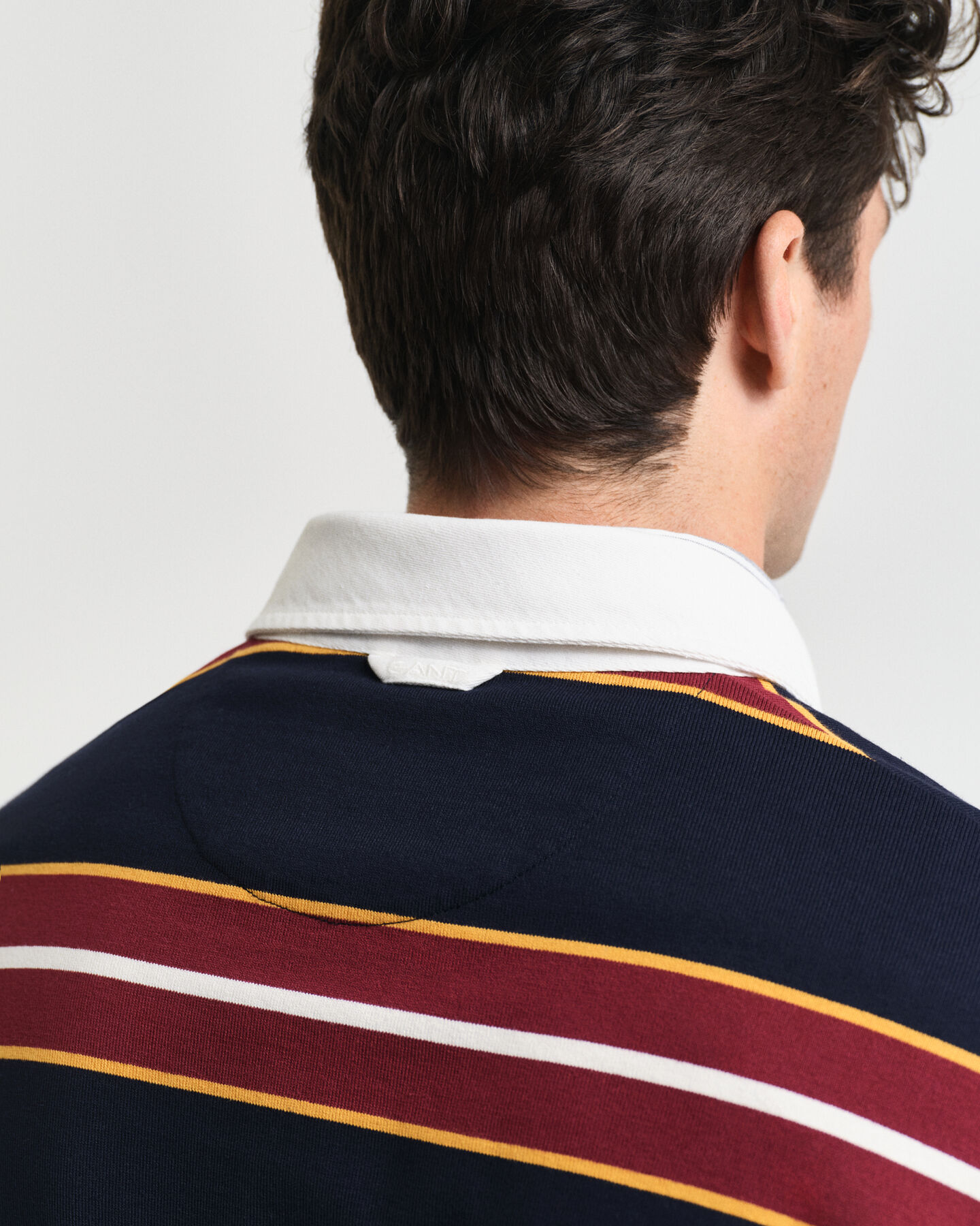 Heavy Rugger &agrave; rayures multicolores teintes en fil