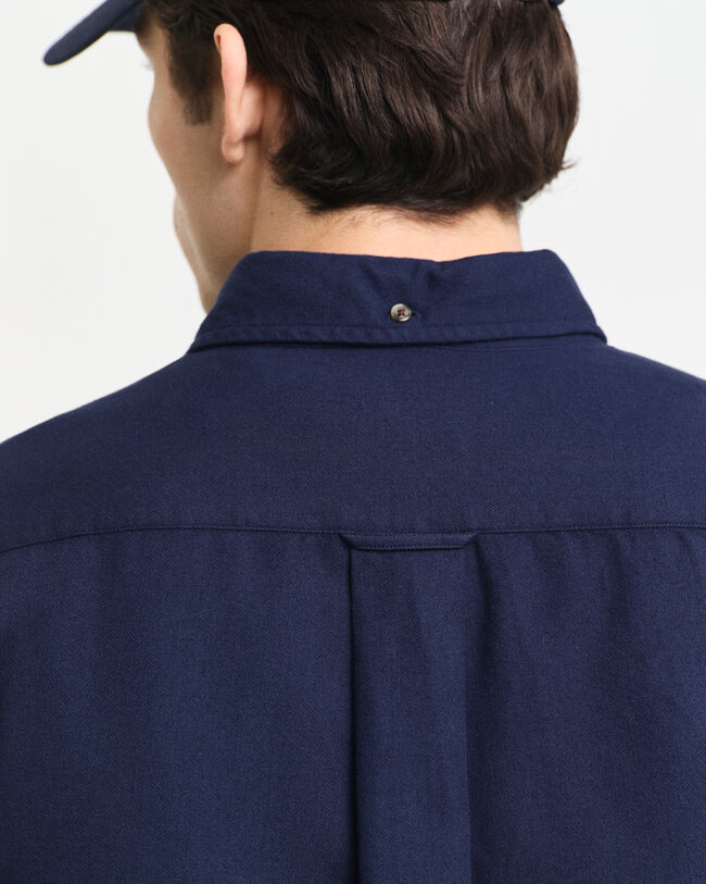 Chemise regular fit en flanelle &agrave; chevrons