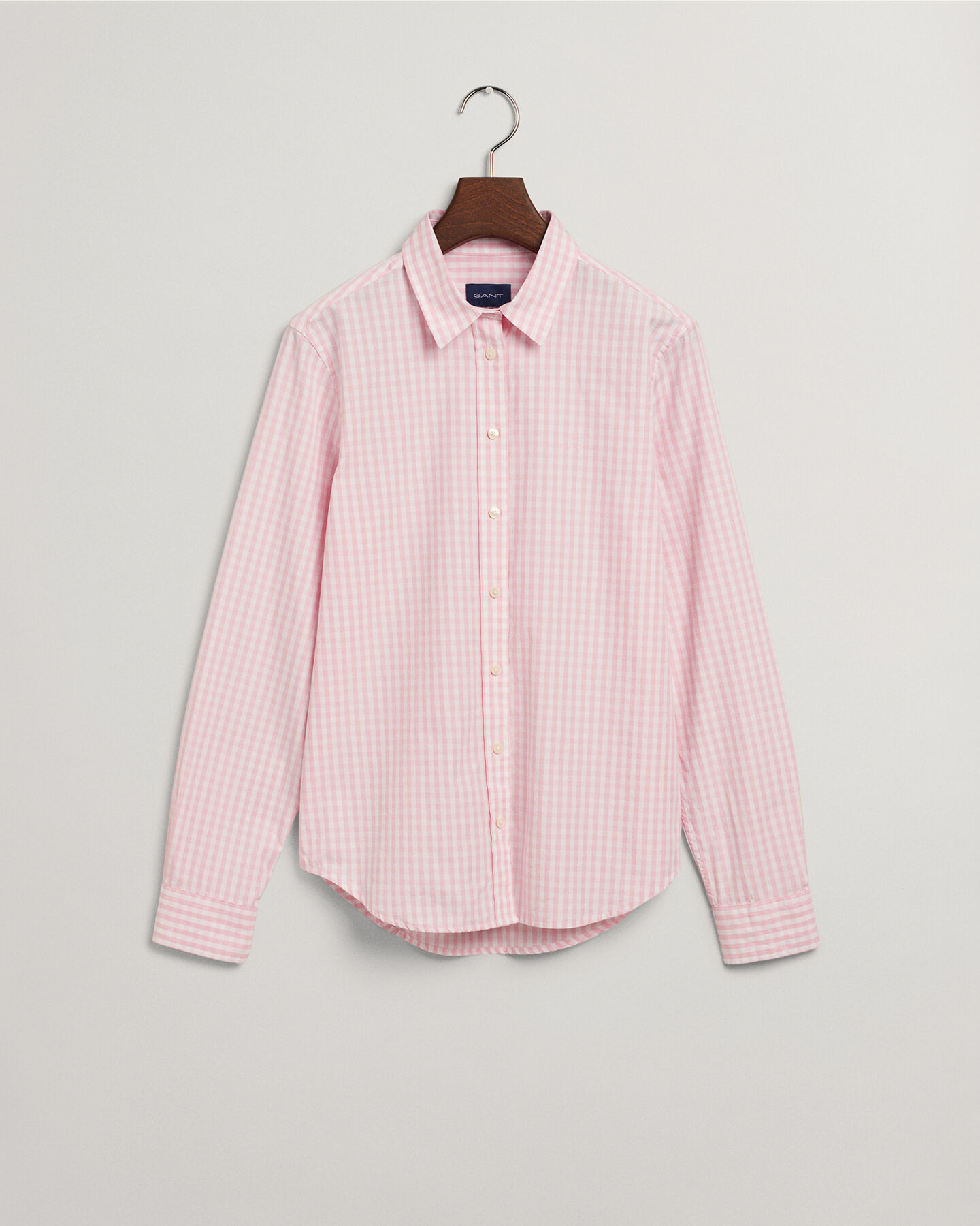 Chemise regular fit en popeline de coton vichy