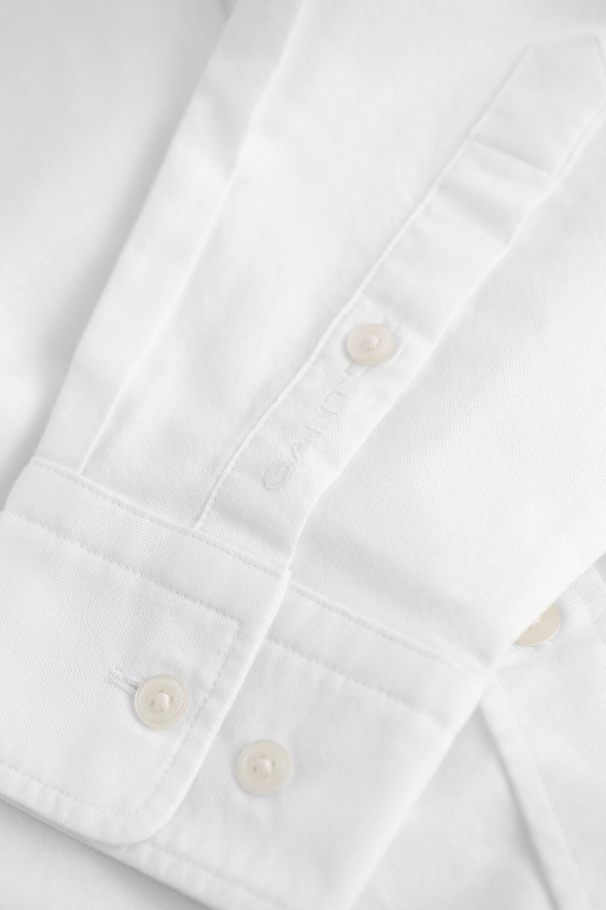 Chemise en coton Oxford classique à volants