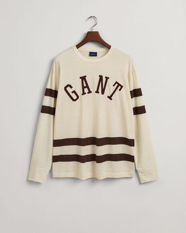 T-shirt &agrave; manches longues en jersey de laine