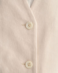 Gilet regular fit en lin stretch