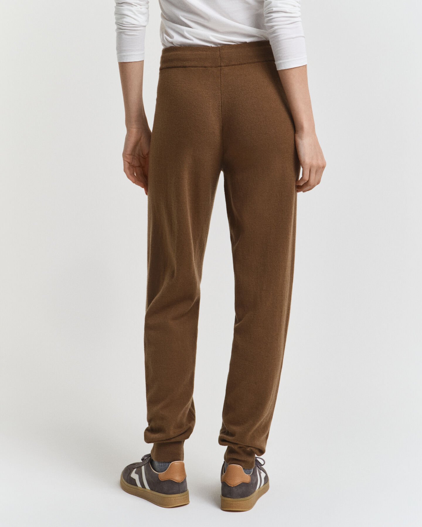 Pantalon en maille de laine d'agneau ultrafine