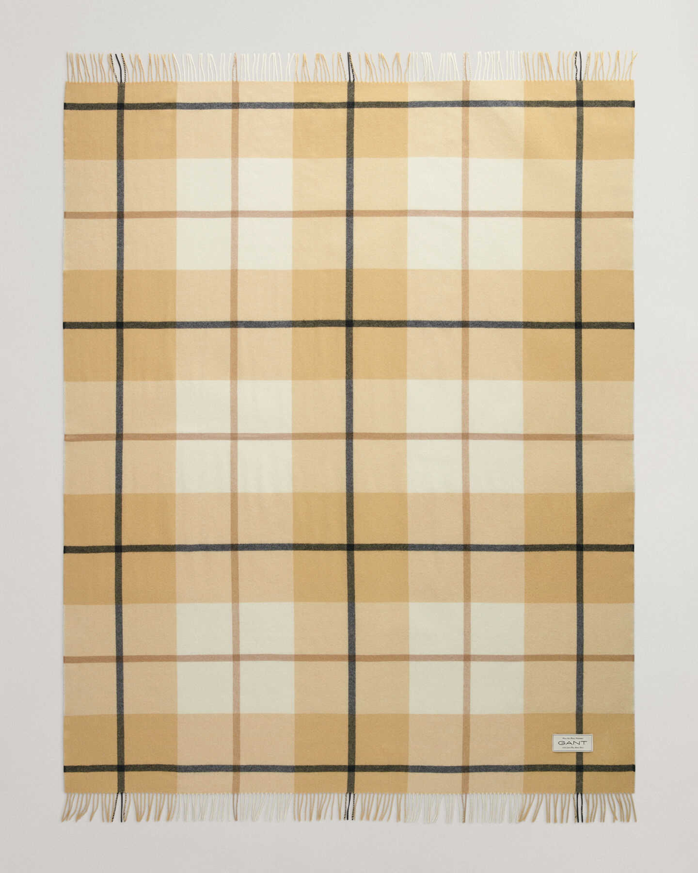 Jeté de lit en laine mérinos extra-fine