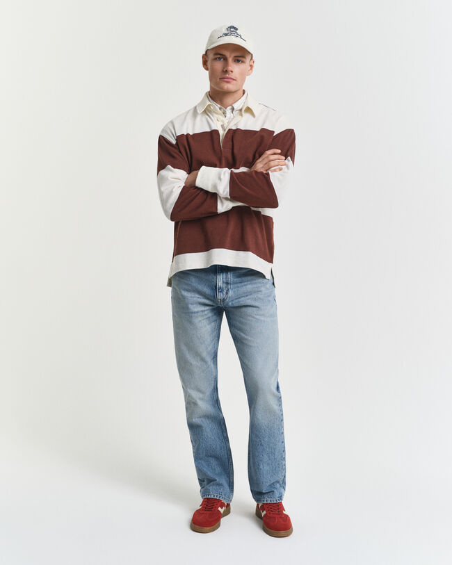 Jean Bootcut à délavage vintage