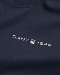 Sweat-shirt ras du cou &agrave; logo imprim&eacute;