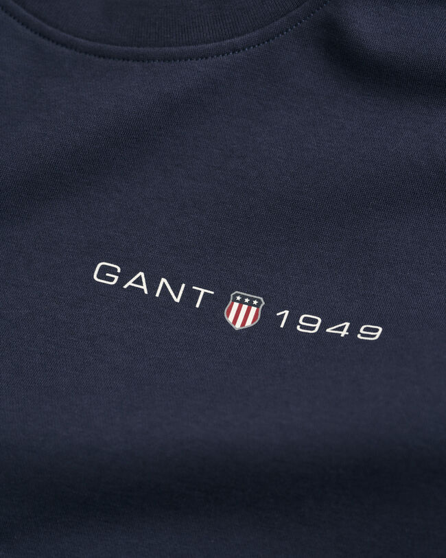 Sweat-shirt ras du cou &agrave; logo imprim&eacute;