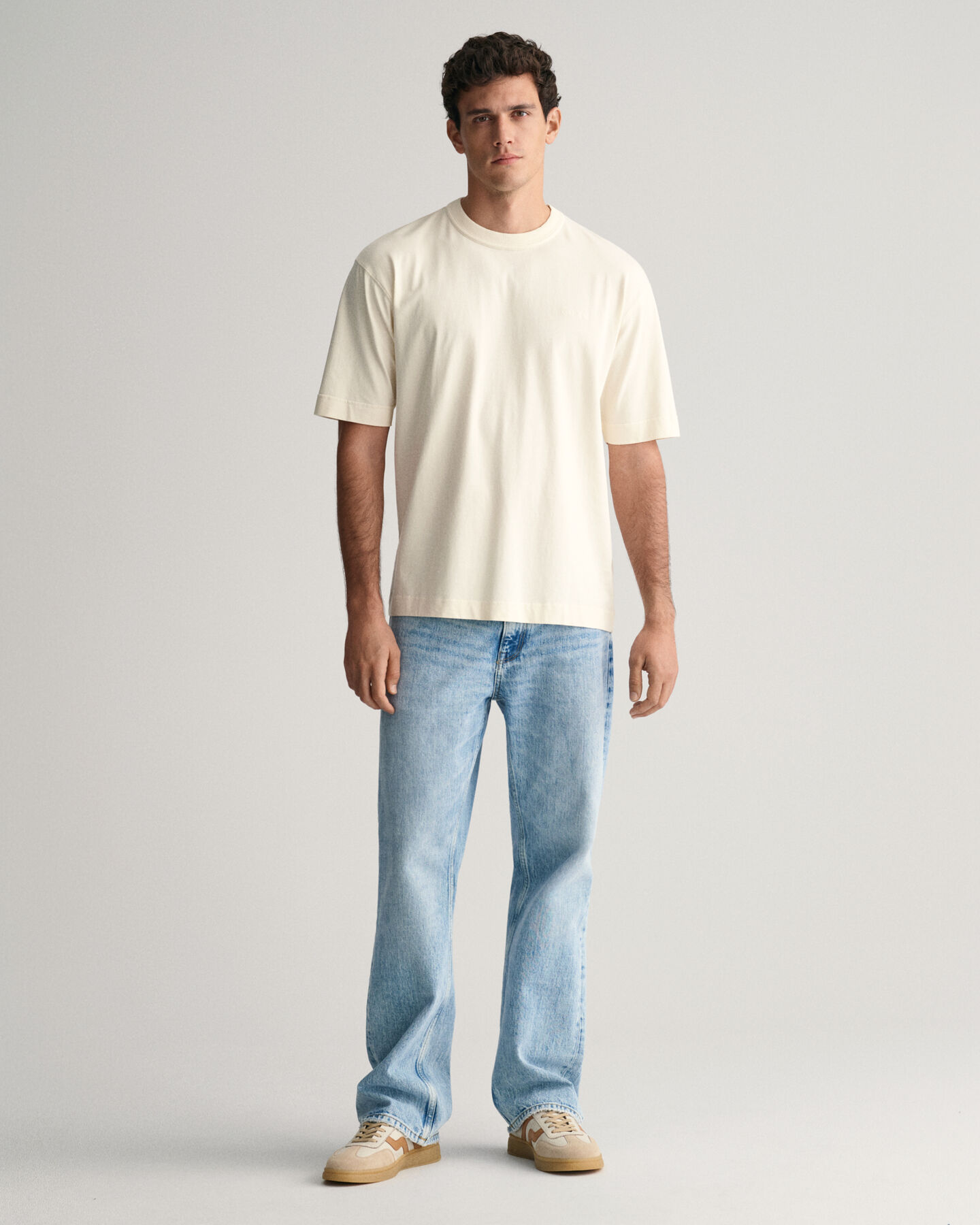 Jean loose fit à jambes larges