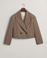Veste blazer courte en laine