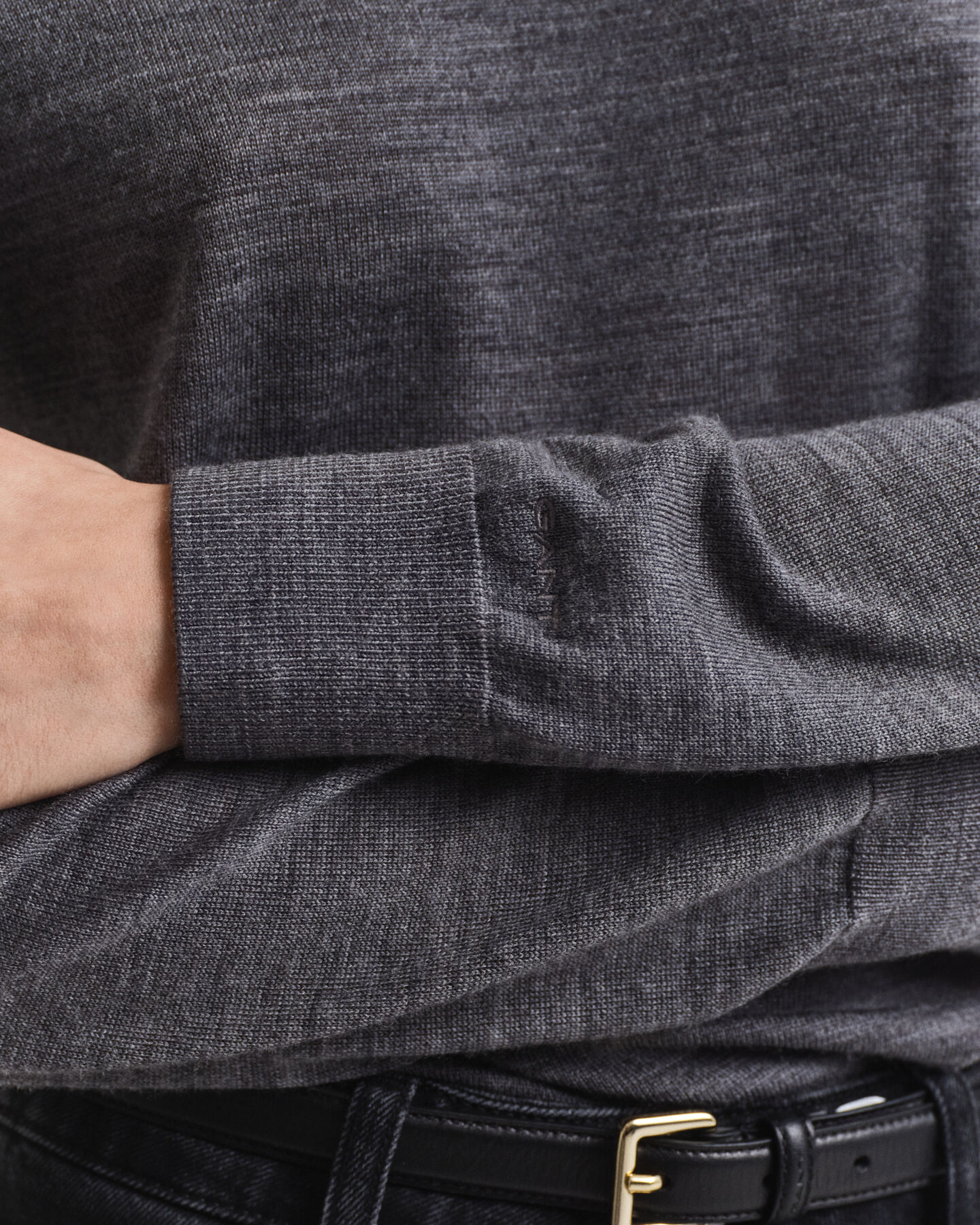 Pull col roulé en laine mérinos extrafine