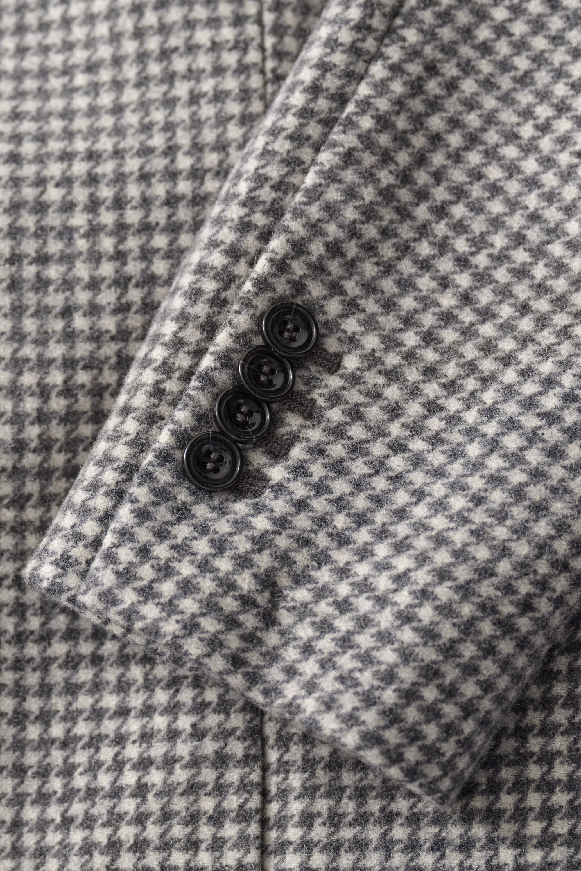 Veste blazer à motif pied-de-poule