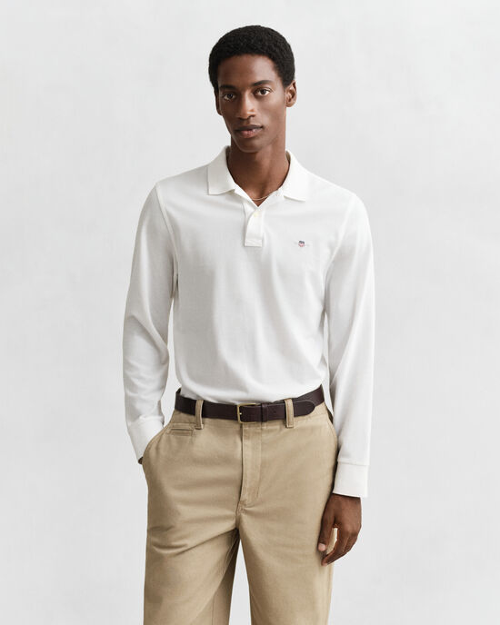 Polo Rugger en coton piqué Shield