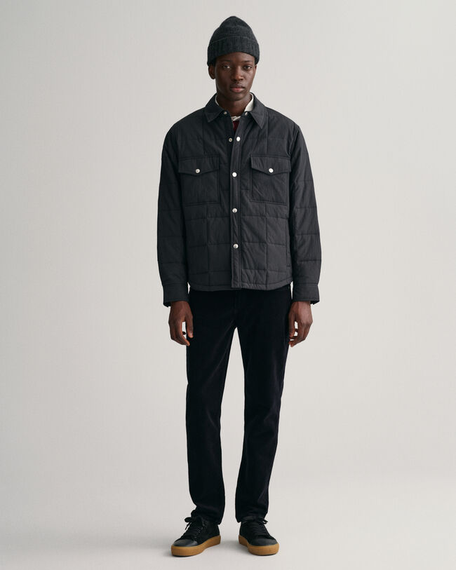 Veste-chemise matelass&eacute;e