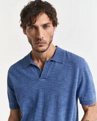 Pull façon polo à manches courtes Sunfaded