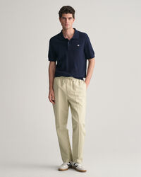 Pull façon polo en coton Structured