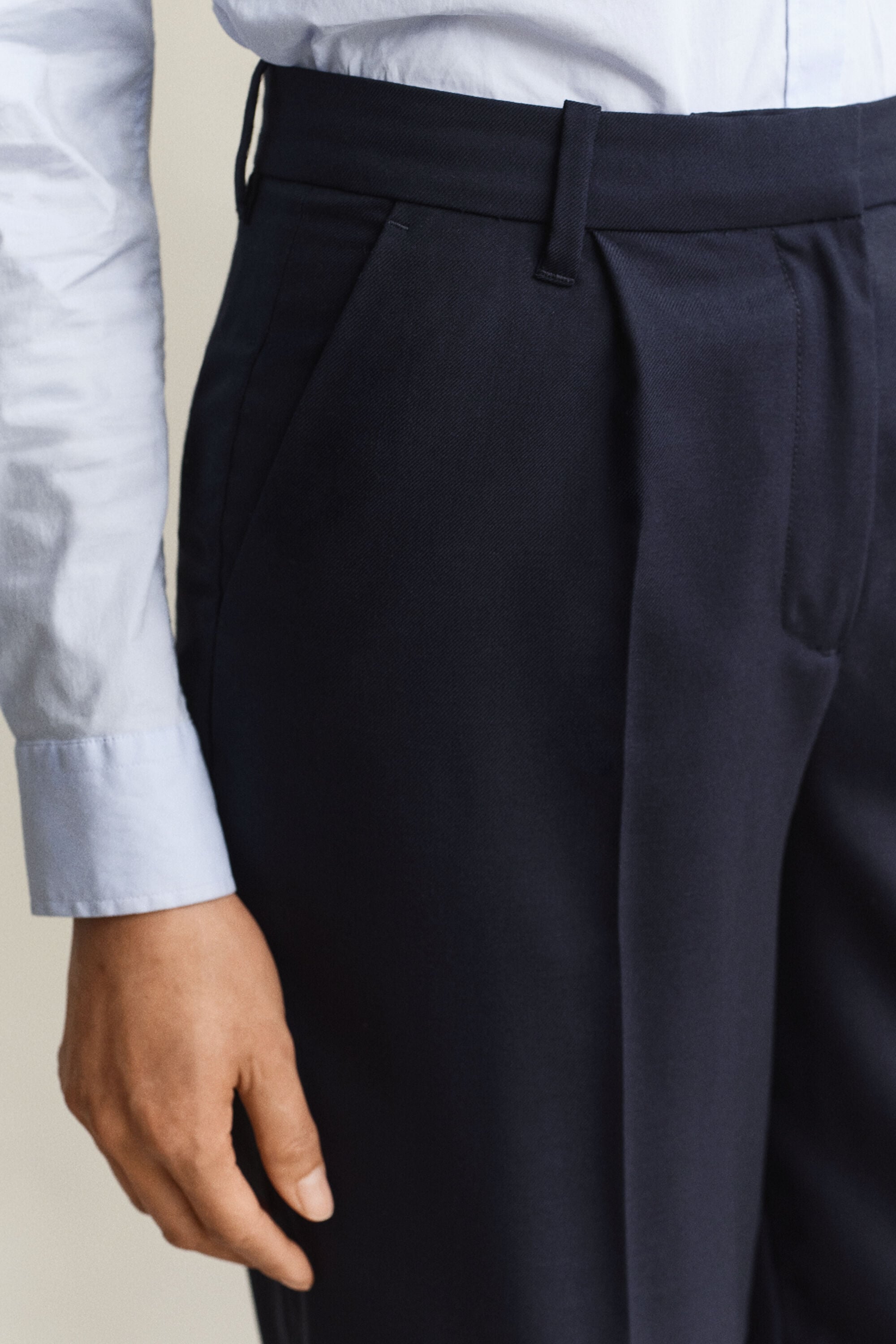 Pantalon habillé en laine